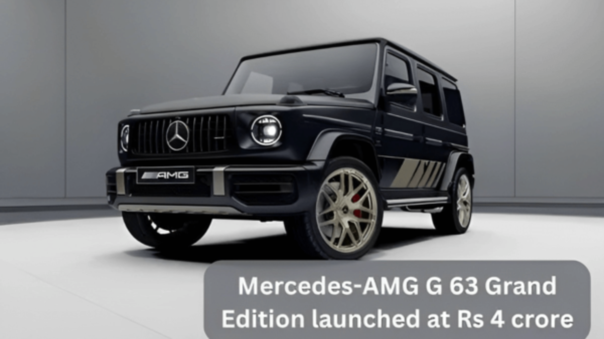 Mercedes-AMG G 63 Grand Edition launched at Rs 4 crore | Dorleco