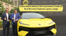Lotus Eletre electric SUV launched in India at Rs 2.55 crore
