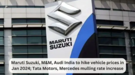 Maruti Suzuki, M&M, Audi India to hike vehicle prices in Jan 2024