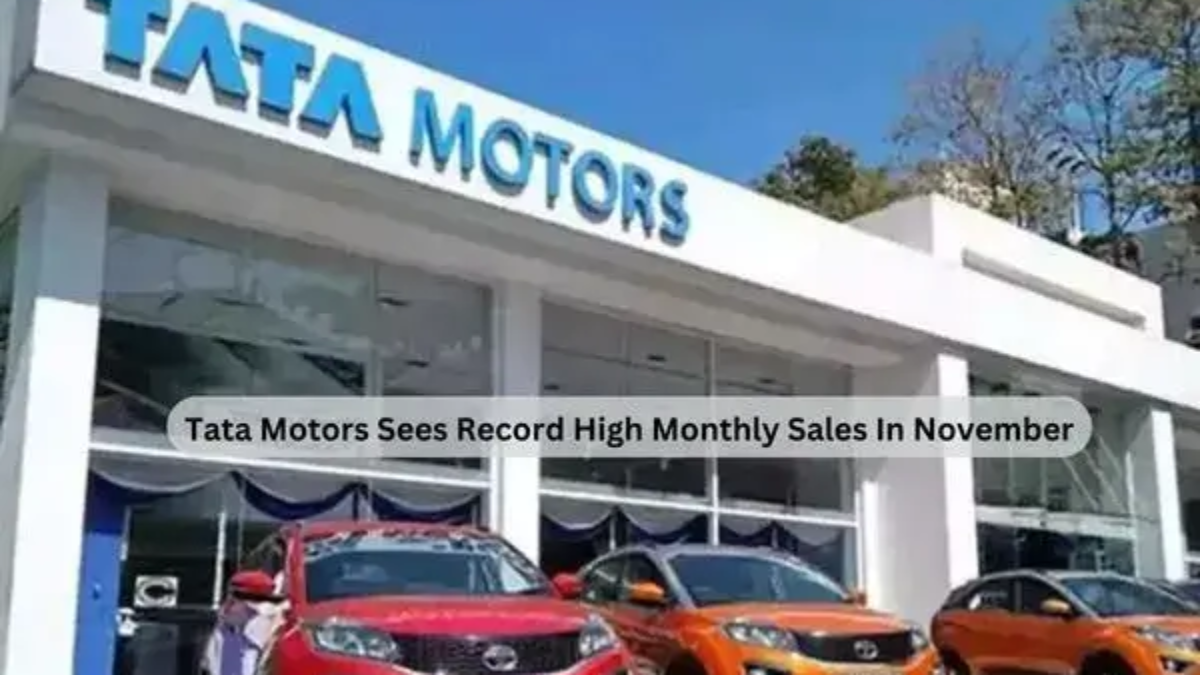 Tata Motors Sees Record High Monthly Sales In November