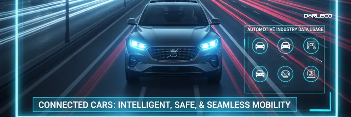 A Complete Guide to Connected Cars| Dorleco | VCU Supplier & EV Software Service Provider