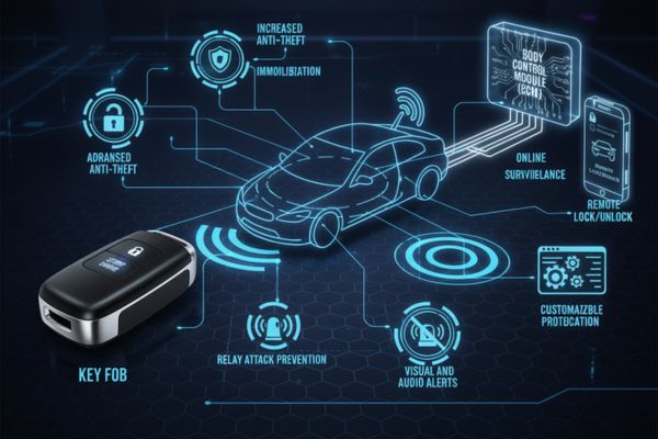 Keyless Entry and Start Systems| Dorleco, VCU,CAN Keypads,CAN Display supplier and EV Service Provider