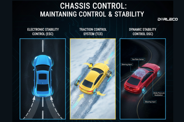 Anti-lock braking Systems (ABS) and Chassis Control | Dorleco| VCU ,CAN Keypads,CAN Display Supplier and Engineering and Staffing Service Provider