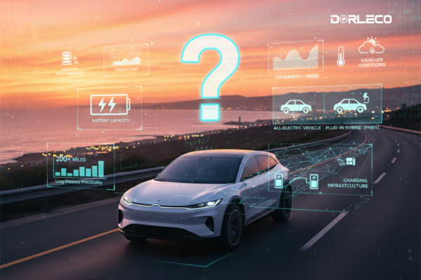 Driving range of an electric vehicle | Dorleco| VCU ,CAN Keypads, CAN Display Supplier & Engineering and staffing Service Provider