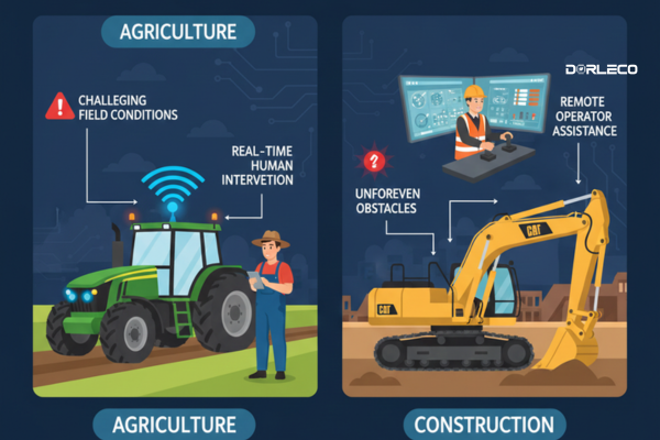 Autonomous Agricultural and Construction Vehicles | Dorleco | VCU Product Supplier & EV Service Provider