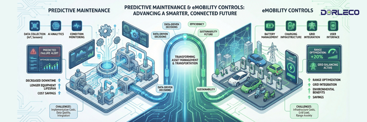 Predictive Maintenance and eMobility Controls | Dorleco| VCU ,CAN Keypads, CAN Display Supplier & Engineering and staffing Service Provider