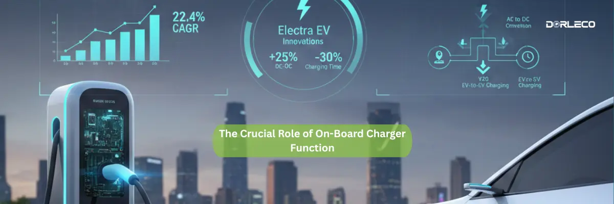 The Crucial Role of On-Board Charger Function| Dorleco | VCU Products Supplier & EV Service Provider
