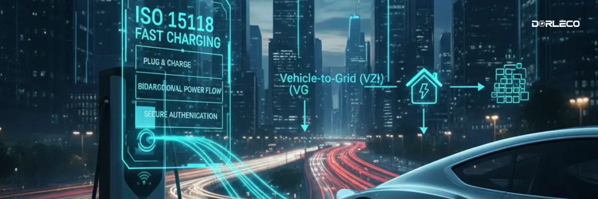 Things to Know about ISO 15118 Fast Charging | Dorleco | VCU, CAN Display, CAN Keypads and EV Software Service Provider