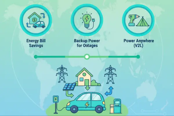 What is Bidirectional EV charging ? | Dorleco | VCU Supplier and EV Software Service Provider