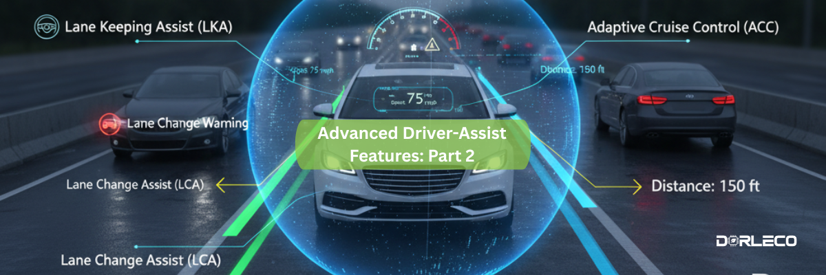Best Advanced Driver-Assist Features: Part 2 | Dorleco| VCU ,CAN Keypads, CAN Display Supplier & Engineering and staffing Service Provider