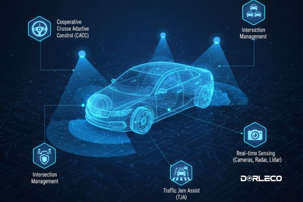 Traffic Management With ADAS | Dorleco | VCUs , CAN Keypads, CAN Displays Supplier and EV Software Service provider for Electric Vehicle