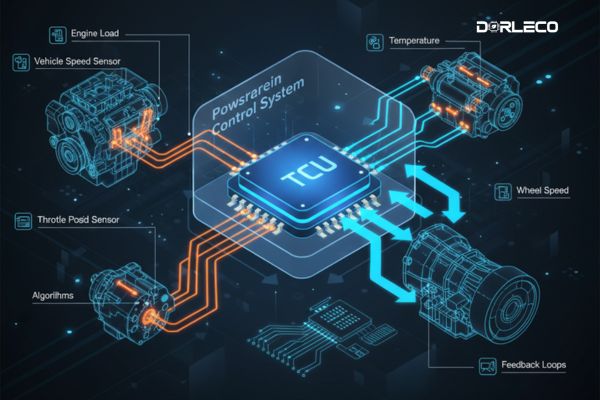 Shift Transitions With Transmission Control Units| Dorleco | Programable VCU , CAN Display, CAN Keypads supplier and EV Service Provider