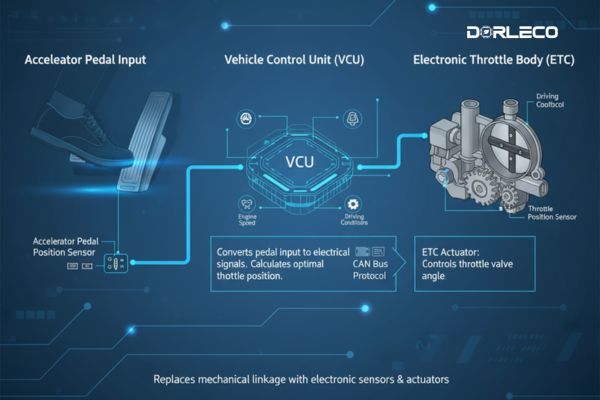 Best Things To know about Throttle By Wire | Dorleco | VCU ,CAN Keypads,CAN Display Supplier & Engineering and Staffing Service provided