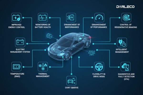 Role of VCUs in Electric Powertrains | VCU,CAN Keypads, CAN Display Supplier & EV Software and Staffing Service Provider | Dorleco