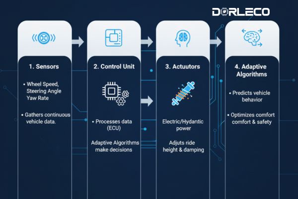 Active Suspension Systems |Dorleco| VCU ,CAN Keypads,CAN Display supplier & Engineering staffing service provider and EV software service provider