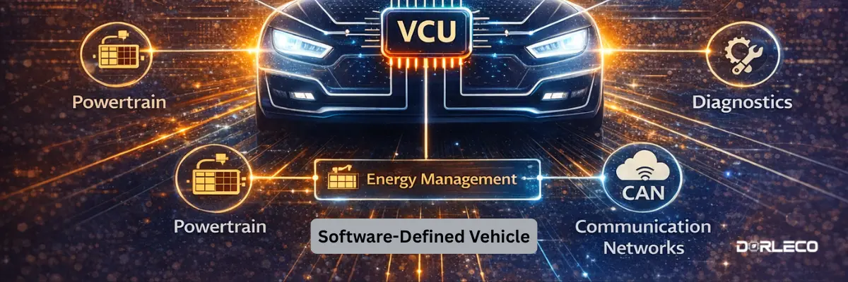 software defined vehicle | Dorleco| VCU ,CAN Keypads,CAN Display Supplier and Engineering and Staffing Service Provider