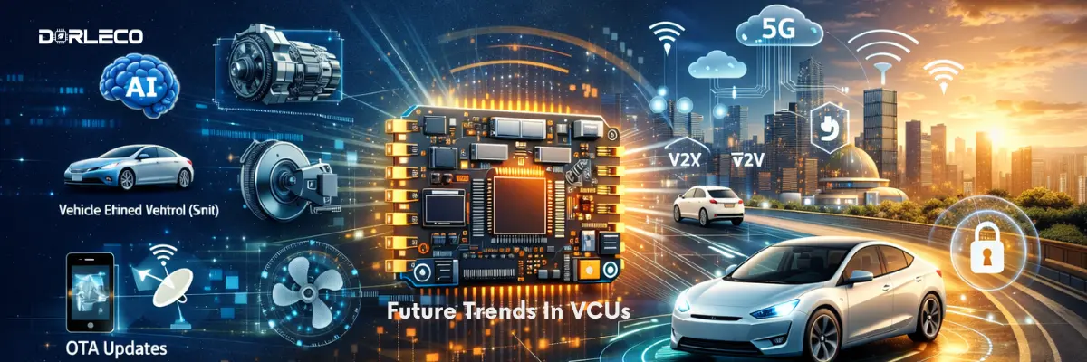 Future Trends In VCUs | Dorleco I VCU CAN display, CAN Keypad Supplier, and EV Software Service Provider