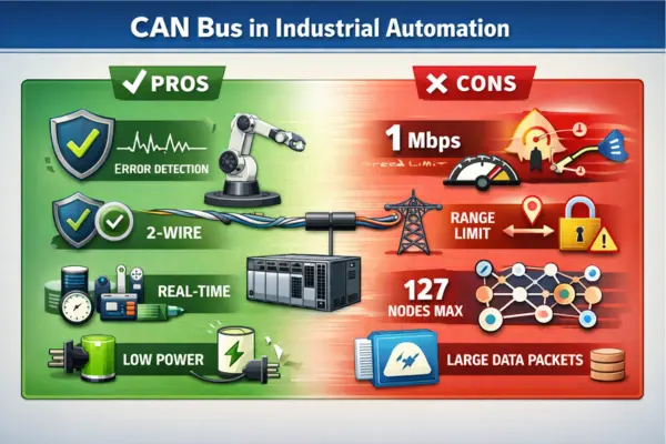 CAN Bus in Industrial Automation | Dorleco I VCU CAN display, CAN Keypad Supplier, and EV Software Service Provider