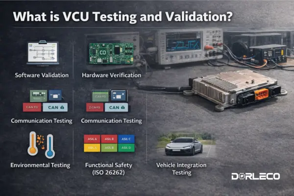 VCU Testing and Validation | Dorleco I VCU, cAN display, CAN Keypad Supplier, and EV Software Service Provider