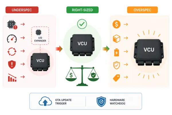 VCU I/O count for EV | Dorleco | VCU, CAN keypads, CAN display supplier, and Engineering and Staffing Service Provider
