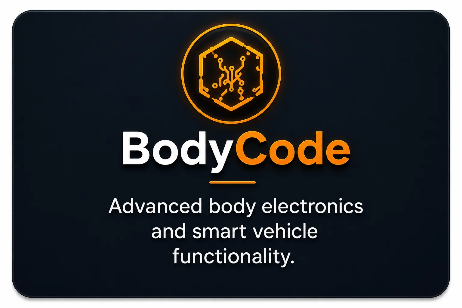 Body Code | Vehicle control unit (VCU), CAN Keypads , smartview display supplier, engineering solutions provider & software-defined vehicles (SDV) Solution Provider