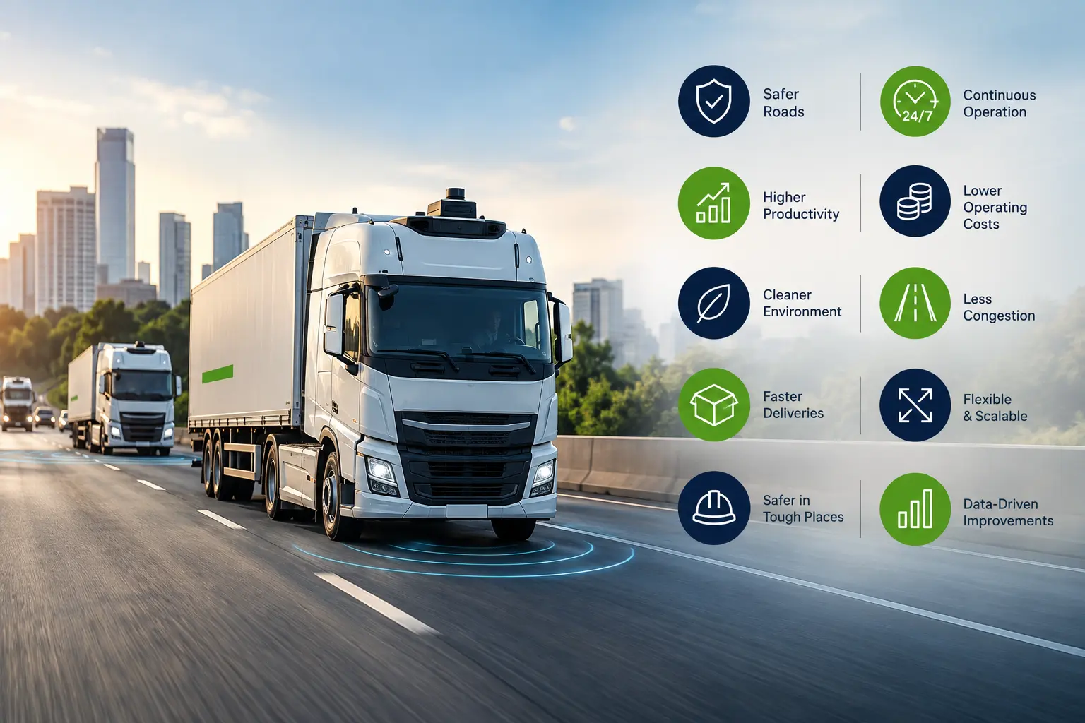 Advantages of Commercial Autonomous Vehicles | VCU, CAN Keypads, CAN Display Supplier and Engineering solutions Provider , Staffing Solutions Provider & SDV engineering