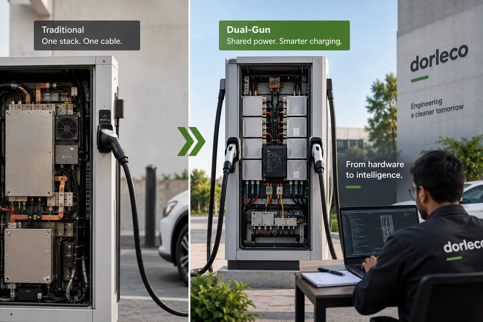 Dual Gun EV Charger | VCU, CAN Keypads, CAN Display Supplier and EV Software Service Provider