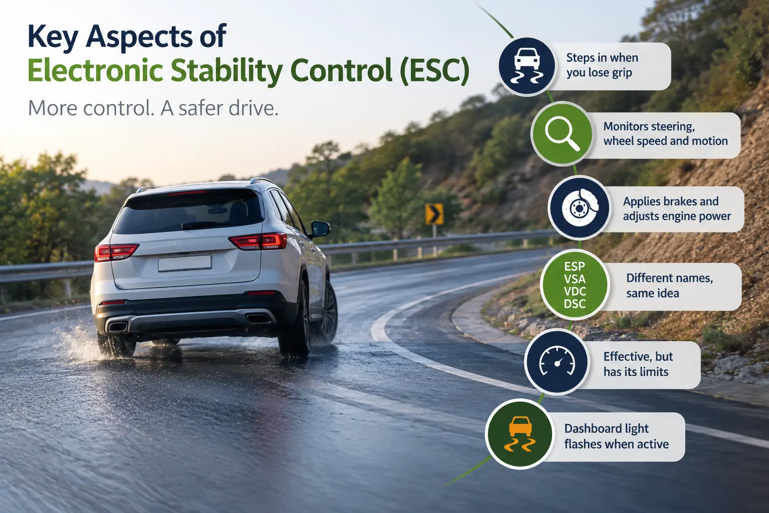 Key Aspects of Electronic Stability Control (ESC)| VCU, CAN Keypads, CAN Display Supplier, and EV Software Service Provider