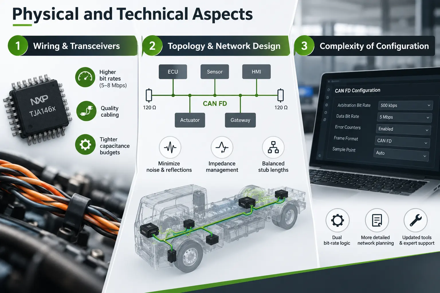 Physical and Technical Aspects |  Vehicle Control Unit (VCU), CAN Keypads, Smartview Display Supplier, Engineering Solutions Provider & Software-Defined Vehicles (SDV) Solution Provider
