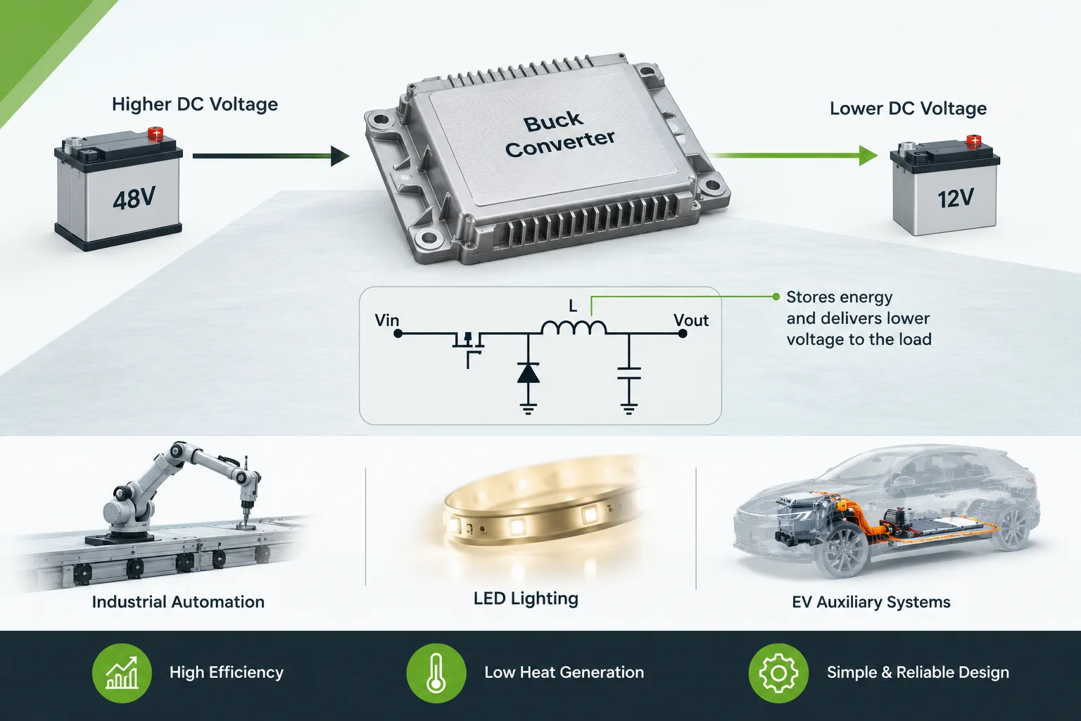 DC-to-DC converters and their Types | Dorleco | VCU ,CAN Keypads, CAN Display Supplier and EV Software Service Provider