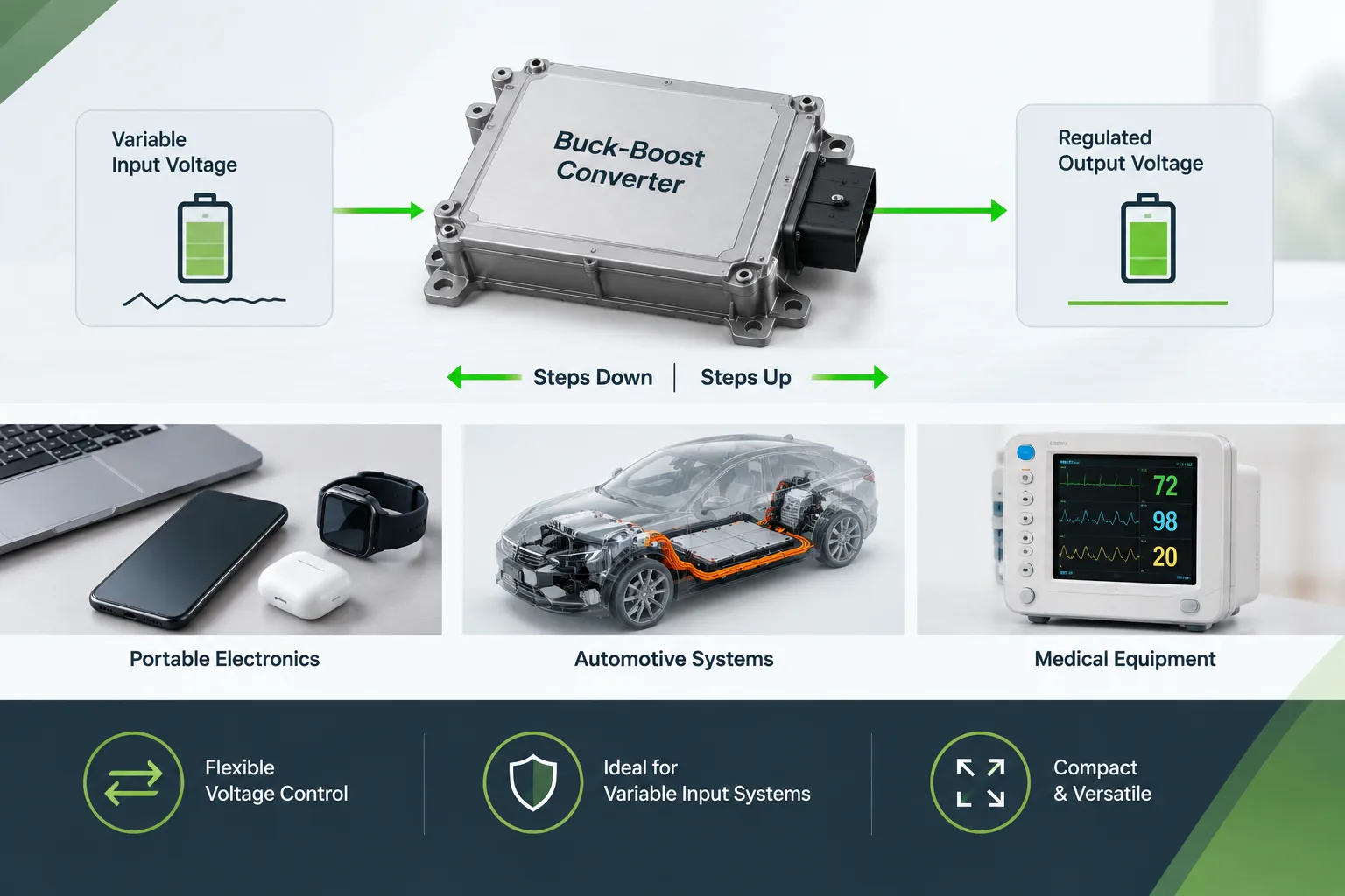 DC-to-DC converters and their Types | Dorleco | VCU ,CAN Keypads, CAN Display Supplier and EV Software Service Provider