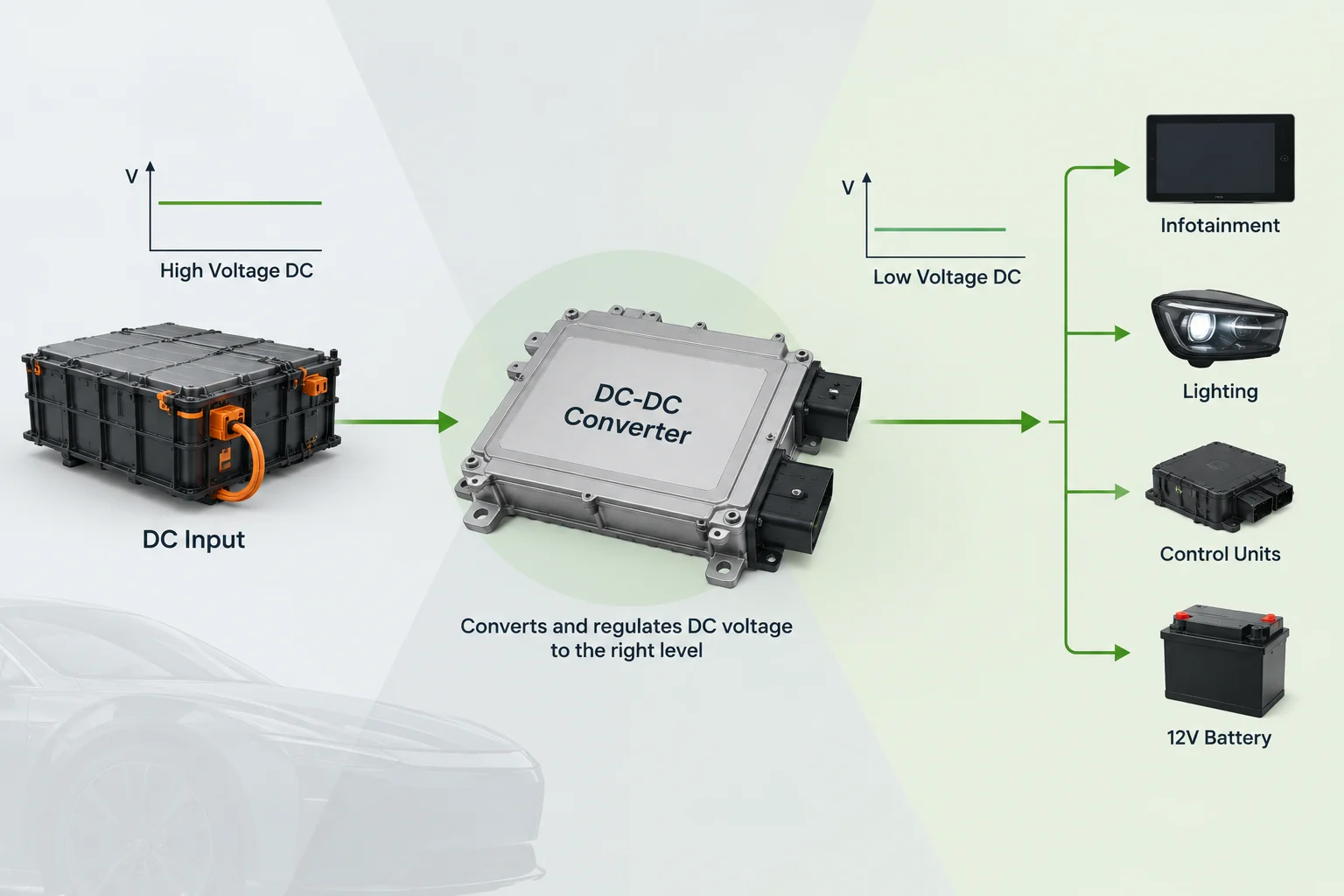 DC-to-DC converters and their Types | Dorleco | VCU ,CAN Keypads, CAN Display Supplier and EV Software Service Provider