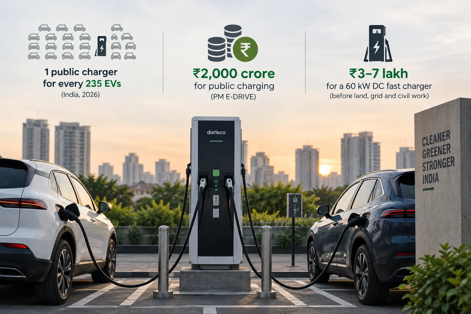 Dual Gun EV Charger | VCU, CAN Keypads, CAN Display Supplier and EV Software Service Provider