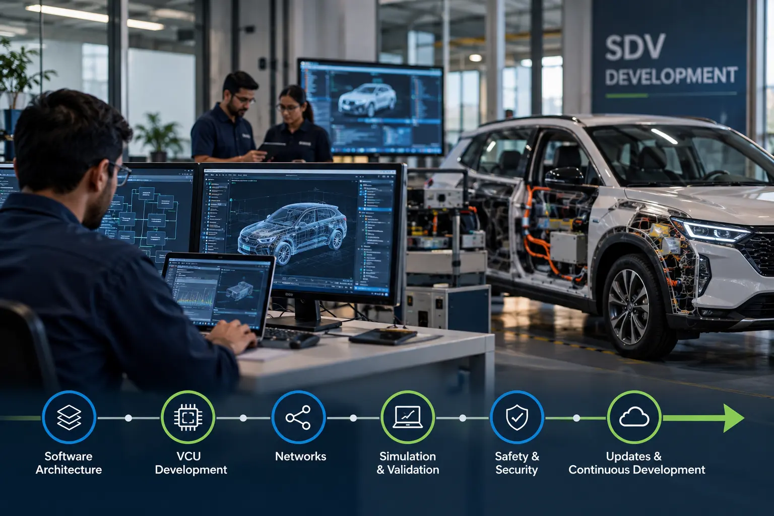 VCU, CAN Keypads, CAN Display Supplier and Engineering Solutions Provider, Staffing Solutions Provider, Software Defined Vehicle & SDV engineering  